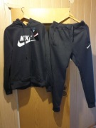 NIKE Dres Komplet Męski BLUZA SPODNIE DRESY CZARNY rozmiar L (nowy)