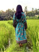 Nowe Kimono przywiezione z Bali jedwab na prezent mam różne kolory szlafrok