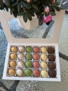 Świeże, domowe orzeszki z mlekiem skondensowanym, różne smaki