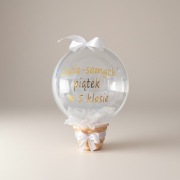Box balon bubble w koszyczku - prezent na każdą okazję 