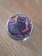 Pojemnik, pudełko, organizer na leki, tabletki sowa