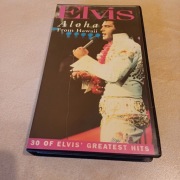 VHS - VIDEO - ELVIS - ALOHA FROM HAWAII -30 OF ELVIS - GREATEST HITS