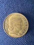 Moneta argentyńska 1947