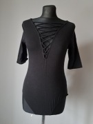 H&m czarne body s/36