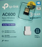 TP-Link Archer T2U Nano Karta Sieciowa USB Wi-Fi