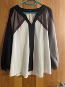 Stockh LM Emanuela luźna bluzka z szerokimi bufiastymi rękawami balon 44 46