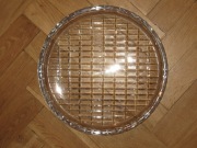 Duży kryształowy talerz na przystawki 