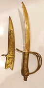 SZTYLET ARABSKI NÓŻ KINDŻAŁ szabla dagger brass vintage antik arabic old 