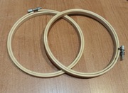 Tamborek obręcz do haftu 2 sztuki 16 cm 