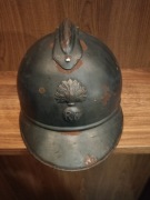 Hełm francuski Adrian Mle.15 WW1 antyk militaria kolekcja 