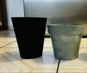 Doniczka Czarna storczyki