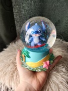 Duża grająca świecąca kula brokatowa stitch dla dzieci 