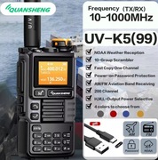 Quansheng UVK6 UV-k5 Baofeng kabel antena słuchawka PMR CB lotnicze AM 