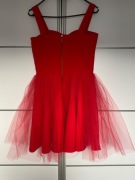 Sukienka krotka z tiulem 