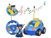 Samochód Zdalnie Sterowany Auto Policja Kierownica dla Dziecka Malucha