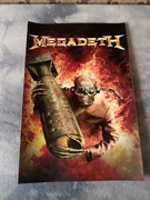 plakat zespołu muzycznego megadeth