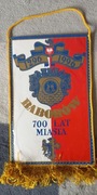 Proporczyk miasta Baborów 700 lat miasta duży