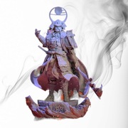 Figurka druk 3D żywica " Samurai Darth Vader - F268 "- 120 mm