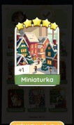 Monopoly go karta Miniaturka set 16 5* naklejka