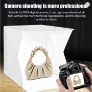 Mini studio fotograficzne namiot bezcieniowy 2 x listwy LED