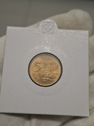 5 groszy 1998 r. rzadka w holderze 