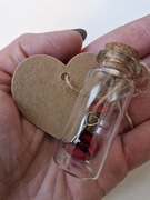 Walentynki, klucz do serca, Romantyczna buteleczka z kluczem do serca