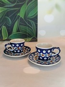 Filiżanka ceramiczna do espresso Bolesławiec zestaw ceramika Bolesławiec 