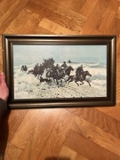 Józef Chełmoński wyjazd na polowanie obraz rama fotografia