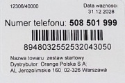 Złoty Numer 508 501 999 VIP końcówka 999 nowy starter