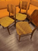 Stare krzesła drewniane Bilea lata 60.