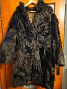 Futro naturalne z kozy brązowe 