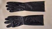 Rękawiczki LATEX r. M 100% guma / czarne