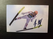 Jan Hörl autograf skoki narciarskie 