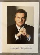 Prezydent Aleksander Kwaśniewski autograf podpis zdjęcie