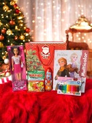 Prezent świąteczny dla dziewczynki-Lalka + Kolorowanka + Kredki + Słodycze 