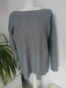 Szary sweterek damski luźny r L/XL