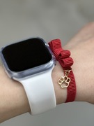 Bransoletka kokardka z zawieszką