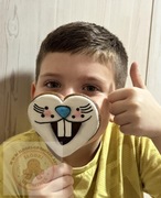 Zajaczek Buźka  z Piernika Ręcznie Robiony