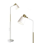 Lampa podłogowa,LALISU do czytania z metalowym kloszem 