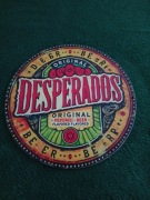 Tablica z drewna do powieszenia Desperados Beer piwo średnica 20 cm 