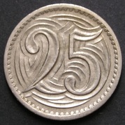 Czechosłowacja 25 halerzy 1933