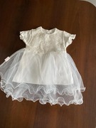 Biała Sukienka niemowlęca