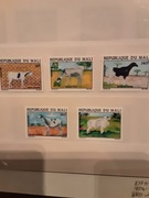 Mali  1981 Mi 880-4  koza seria  idealna