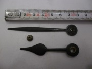 PIĘKNE CZARNE WSKAZÓWKI DO ZABYTKOWEGO ZEGARA