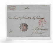 koperta Królestwo Polskie  Fi 1 ac ATEST