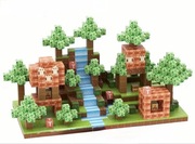 Klocki konstrukcyjne magnetyczne minecraft 100 szt