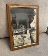 Obraz z rysunkiem w ramie 