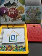 Kociaki Łobuziaki, labirynt Haba, tablica magnetyczna żółta + czerwona