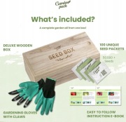 100 pakietów nasion do uprawy warzyw, ziół i kwiatów / Idealne na prezent