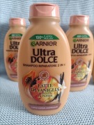 Szampon naprawczy 2 w 1 Garnier Ultra Dolce Mleko Waniliowe i Papaja